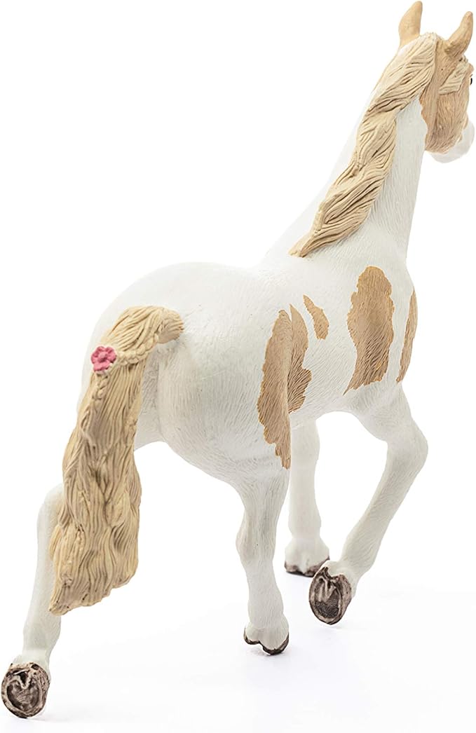 Schleich Horse Club, Realistic Horse Toys for Girls and Boys Paint Horse Mare Spotted Horse Toy, Ages 5+ - Figurio