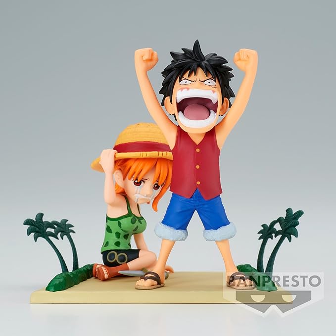 Banpresto - One Piece - Log Stories - Luffy & Nami, Bandai Spirits World Collectable Figure - Figurio