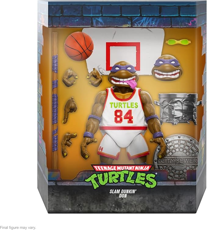 Super7 Teenage Mutant Ninja Turtles Slam Dunkin' Don - ULTIMATES! 7 in Action Figure - Figurio