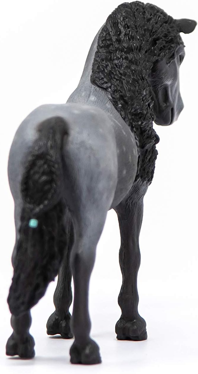 Schleich Horse Club Pura Raza Española Stallion Mare Figurine - Detailed Horse Toy with Dappled Gray Coat, Durable for Education and Imaginative Play for Boys and Girls, Gift for Kids Ages 5+ - Figurio