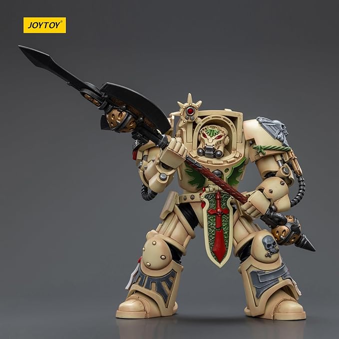 JOYTOY JT9183 40K 1/18 Action Figure Toy, Dark Angels Deathwing Champion, 4-inch Gift for Action Figure Lovers & Collectors above - Figurio