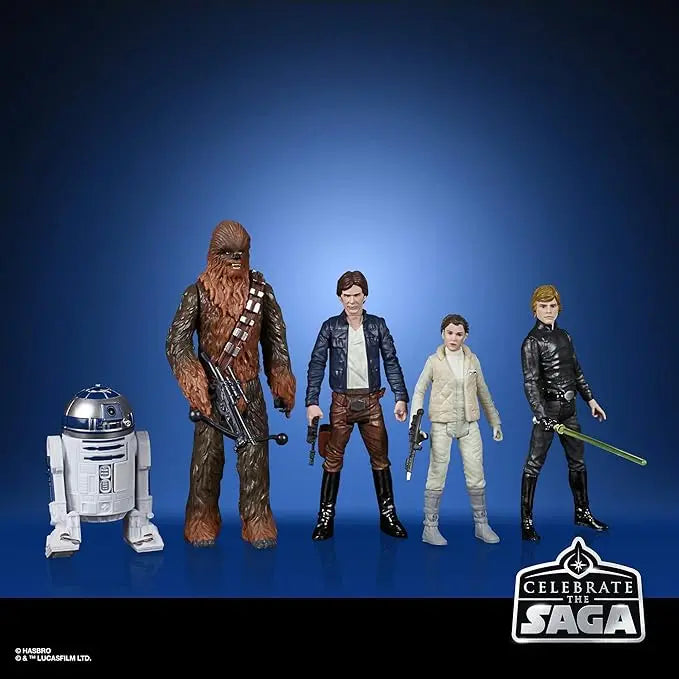 STAR WARS Celebrate The Saga Toys Rebel Alliance Figure Set, 3.75-Inch-Scale Collectible Action Figure 5-Pack, Toys for Kids Ages 4 & Up (Amazon Exclusive) - Figurio