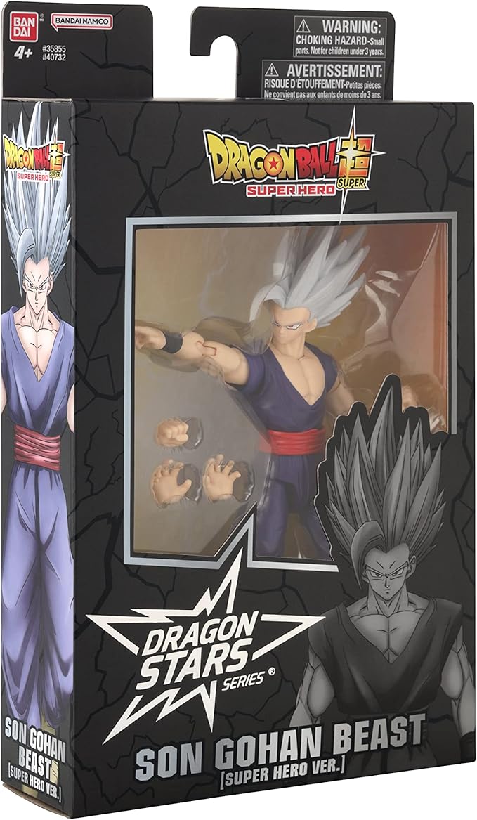 Dragon Ball Super - Dragon Stars - Son Gohan Beast (Super Hero), 6.5" Action Figure - Figurio