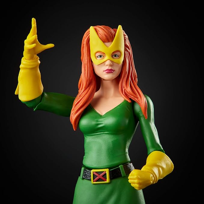 Marvel Hasbro Legends Series X-Men 6-inch Collectible Jean Grey Action Figure Toy, Premium Design and 3 Accessories, Ages 4 and Up - Figurio