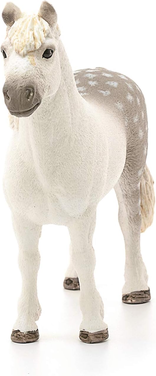 Schleich Farm World, Farm Animal Horse Toys for Kids and Toddlers, Welsh Pony Stallion Toy Figurine, Ages 3+ - Figurio