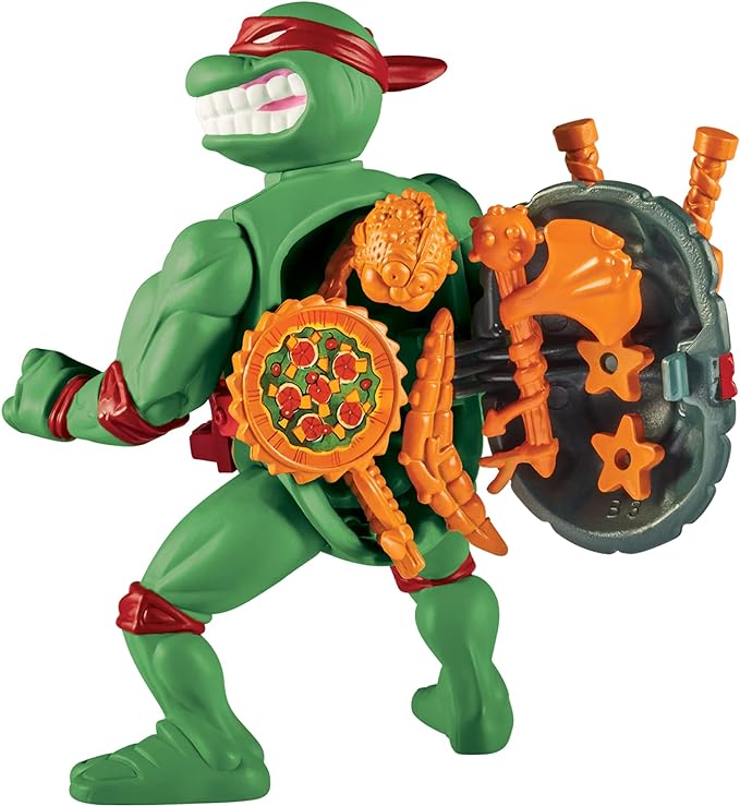 Teenage Mutant Ninja Turtles: 4” Original Classic Storage Shell Raphael Basic Figure by Playmates Toys - Figurio