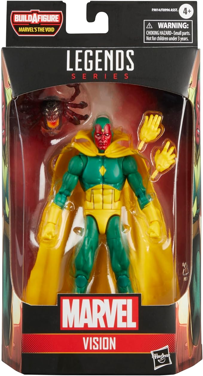 Marvel Legends Series Vision, Comics Collectible 6-Inch Action Figure - Figurio