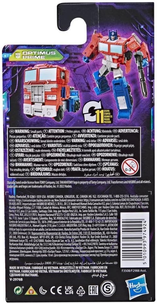 STAR WARS Transformers Toys Generations Legacy Core Optimus Prime Action Figure - Kids Ages 8 and Up, 3.5-inch - Figurio