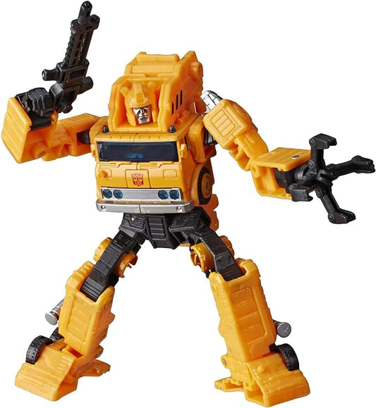 Transformers Toys Generations War for Cybertron: Earthrise Voyager WFC-E10 Autobot Grapple Action Figure - Kids Ages 8 and Up, 7-inch - Figurio