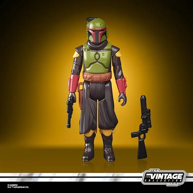 STAR WARS Retro Collection Boba Fett (Morak) Toy 3.75-Inch-Scale The Mandalorian Collectible Action Figure, Toys Kids 4 and Up - Figurio