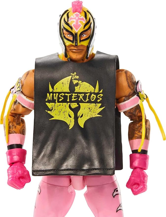 Mattel WWE Rey Mysterio Top Picks Elite Collection Action Figure, Articulation & Life-Like Detail, Interchangeable Accessories, 6-in - Figurio