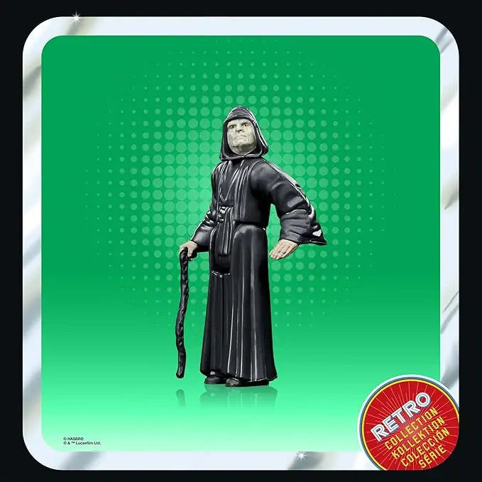 STAR WARS Retro Collection The Emperor, Return of The Jedi 3.75-Inch Collectible Action Figures, Ages 4 and Up - Figurio