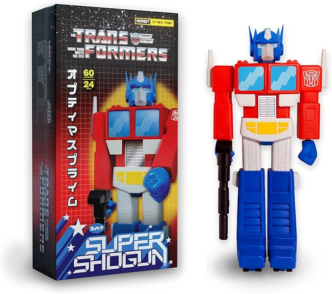 Super7 Transformers Optimus Prime - 24" Transformers Super Shogun Action Figure Classic Cartoon Collectibles and Retro Toys - Figurio