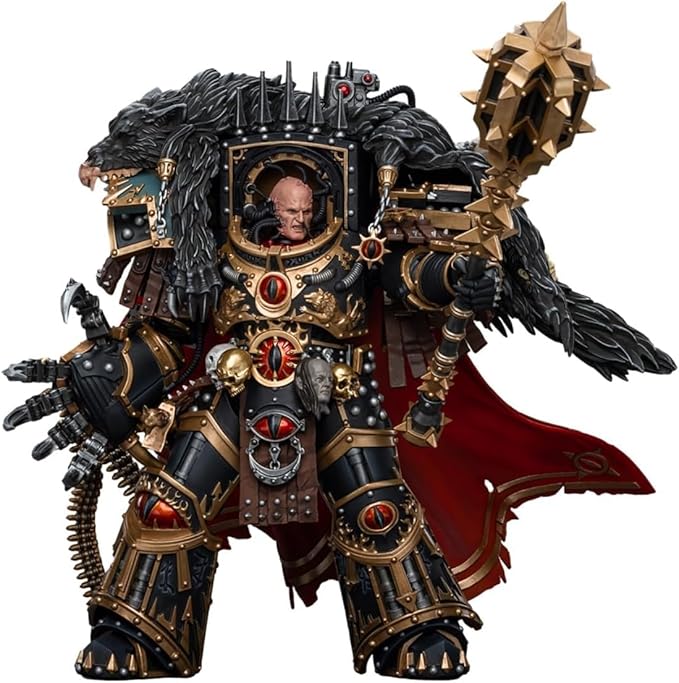 JOYTOY Warhammer The Horus Heresy 30k 1/18 Action Figure Sons of Horus Warmaster Horus Primarch of The XVlth Legion Collection Model Birthday Gifts - Figurio