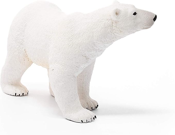 Schleich Wild Life, Animal Figurine, Animal Toys for Boys and Girls 3-8 Years Old, Polar Bear, Ages 3+ - Figurio