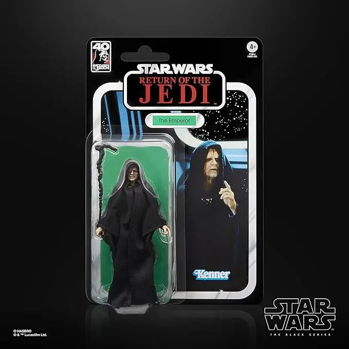 STAR WARS The Black Series Emperor Palpatine, Return of The Jedi 40th Anniversary 6-Inch Action Figures, Ages 4 and Up - Figurio