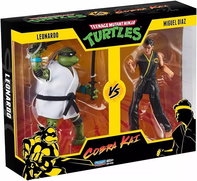 Teenage Mutant Ninja Turtles vs. Cobra Kai Leo vs. Miguel Diaz 2 Pack - Figurio