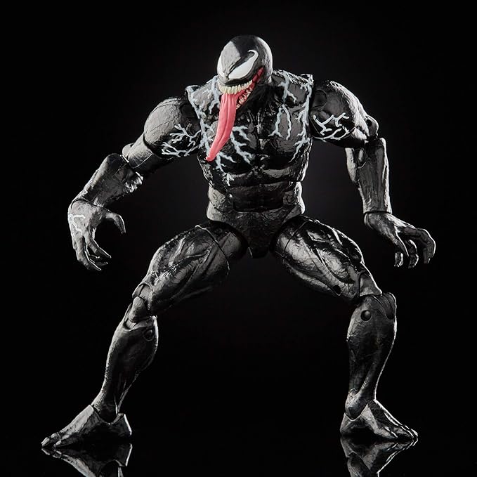 Marvel Hasbro Legends Series Venom 6-inch Collectible Action Figure Venom Toy, Premium Design and 3 Accessories - Figurio