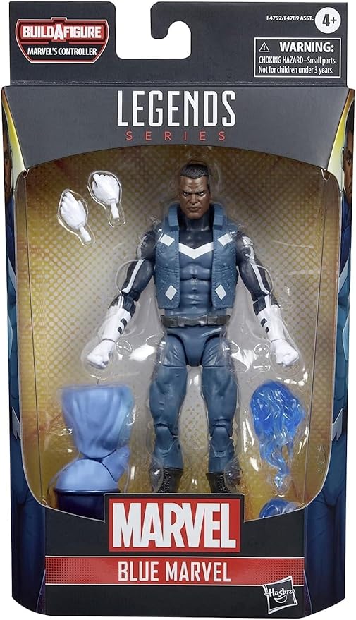 Marvel Legends Series Blue Ultimates Costume Action Figure 6-inch Collectible Toy, 4 Accessories, 1 Build-A-Figure Part - Figurio