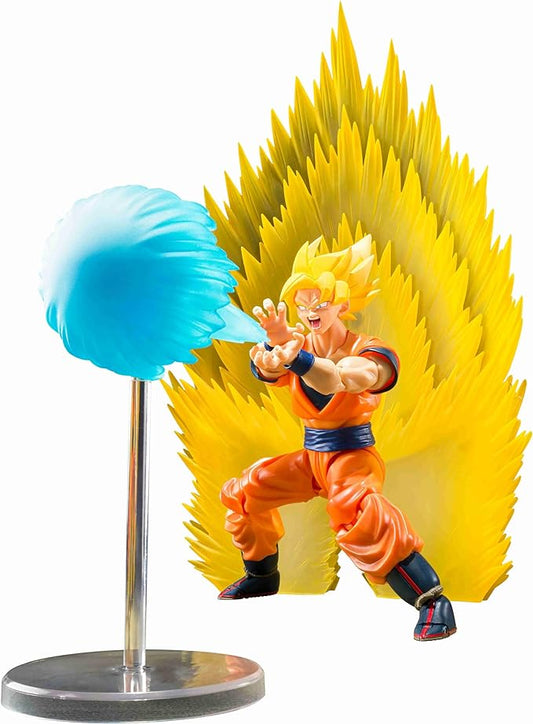 TAMASHII NATIONS - Dragon Ball Z - Super Saiyan Son Goku's Effect Parts Set - Teleport Kamehameha -, Bandai Spirits S.H.Figuarts Action Figure - Figurio