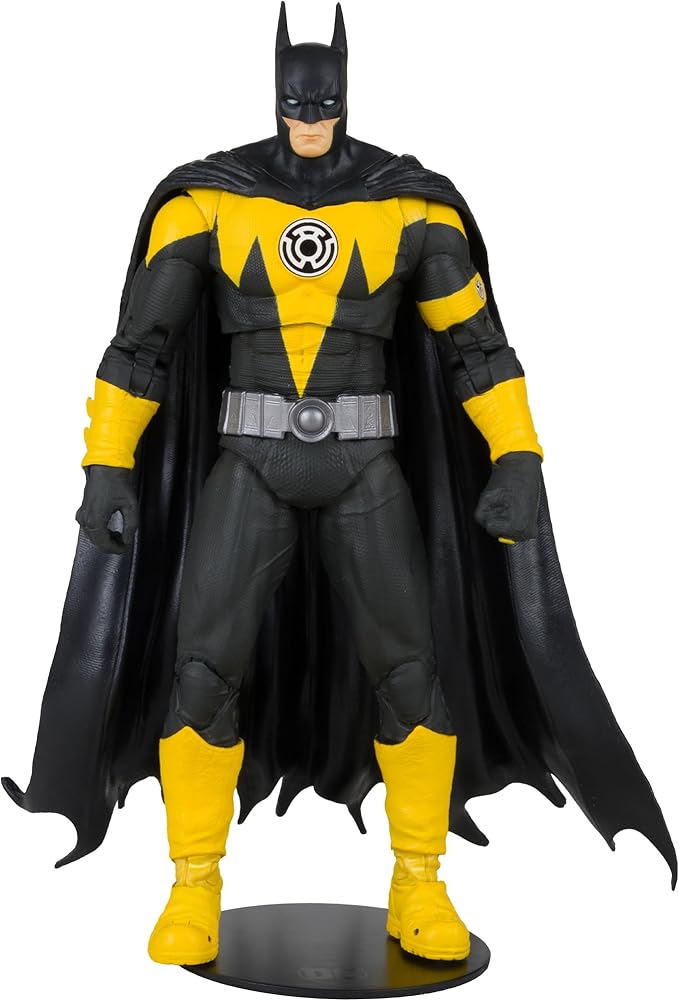 McFarlane Toys Multiverse Batman (Sinestro Corps) Gold Label 7in Action Figure Toys,Yellow (17041) - Figurio