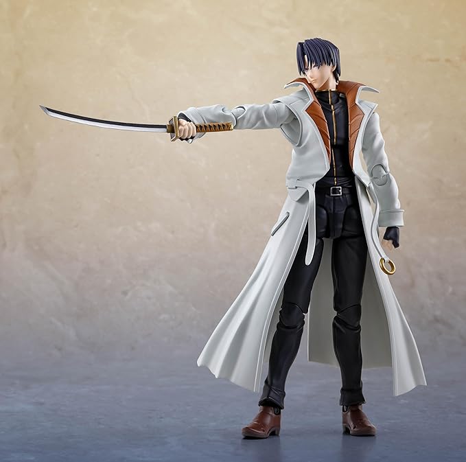 TAMASHII NATIONS - Rurouni Kenshin: Meiji Swordsman Romantic Story - Aoshi Shinomori, Bandai Spirits S.H.Figuarts Action Figure - Figurio