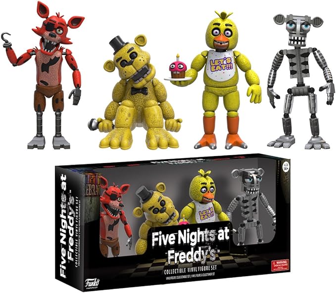 Funko Five Nights at Freddy's 4 Figure Pack(1 Set), 2" - Figurio