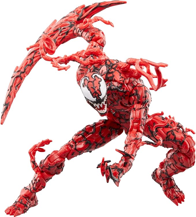 MARVEL Legends Series - Carnage - Comics 6"" Collectible Figure, 15 cm, Red, F9090 - Figurio