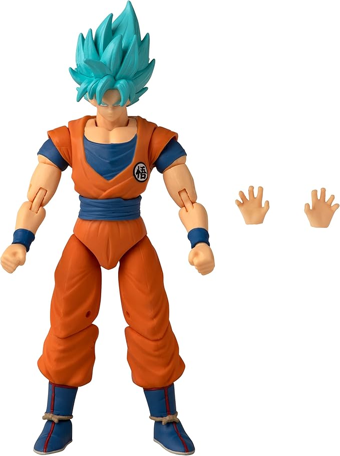 Bandai America - Dragon Ball Super Dragon Stars Super Saiyan Blue Goku, Version 2 - Figurio