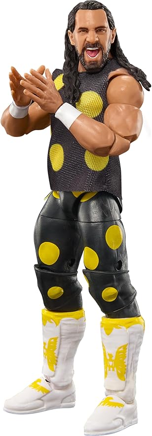 Mattel WWE Top Picks Elite Action Figure & Accessories Set, Seth Rollins 6-inch Collectible with Swappable Hands, Ring Gear & 25 Articulation Points - Figurio