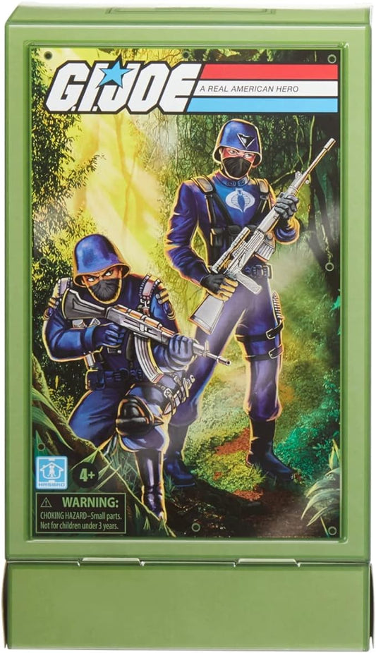 Hasbro G.I. Joe Retro Cobra Officer and Trooper O-Ring Action Figure 2-Pack - Figurio