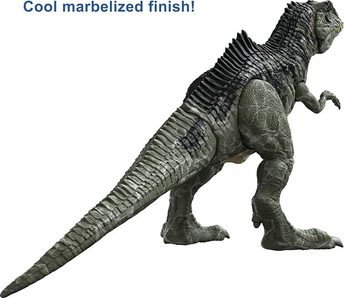 Mattel Jurassic World Super Colossal Giganotosaurus Dinosaur Action Figure Toy, 3-ft+ Long with Eating Feature - Figurio