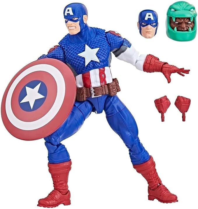 Marvel Legends Series: Ultimate Captain America Ultimates,Classic Comic Collectible 6 Inch Action Figure - Figurio