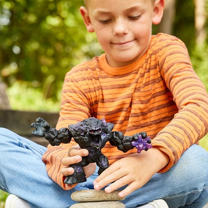 Schleich Eldrador Shadow World Stone Monster Realistic Mythical Fantasy Creature Action Figure Toy Stone Creature with Movable Arms and Torso for Boys and Girls Gift 7+ - Figurio