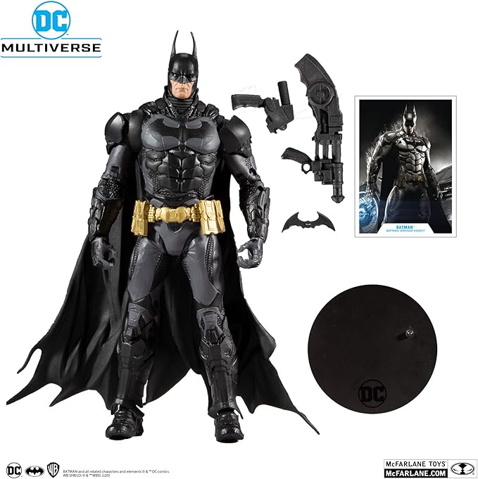 McFarlane Toys DC Multiverse Batman: Batman: Arkham Knight 7-inch Action Figure, Multicolor (15341-5) - Figurio