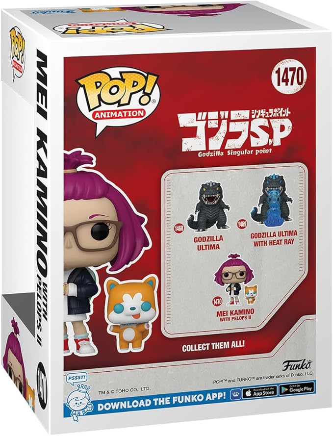 Funko Pop! & Buddy: Godzilla Singular Point - Mei Kamino with Pelops II - Figurio