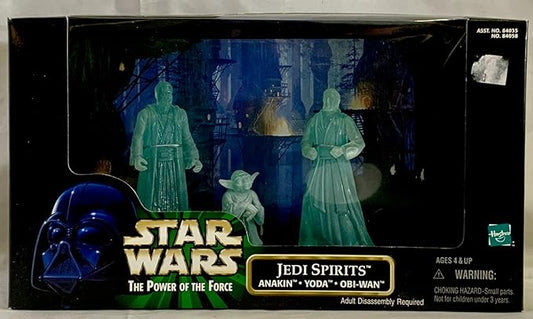 Star Wars Power of the Force Movie Scene: Jedi Spirits-Anakin, Yoda, and Obi-Wan - Figurio