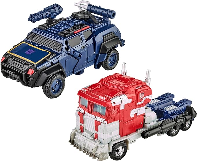 Transformers: Reactivate Video Game-Inspired Optimus Prime and Soundwave 2-Pack, 6.5-inch Converting Action Figures, 8+ Years - Figurio