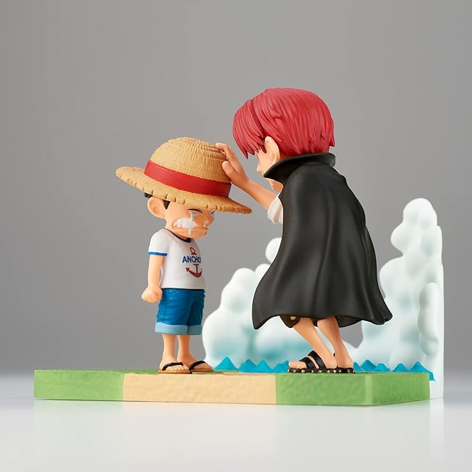 Banpresto - One Piece - Log Stories - Monkey D. Luffy & Shanks, Bandai Spirits World Collectable Figure - Figurio