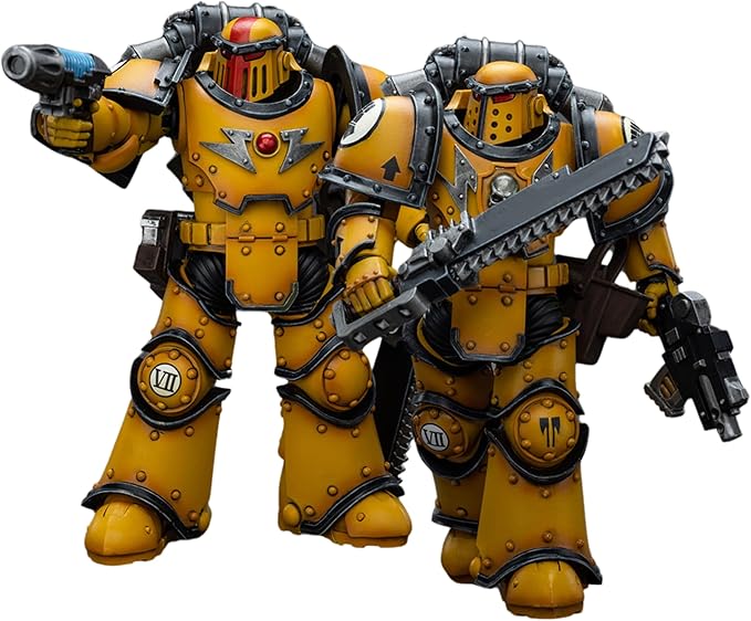 JOYTOY Warhammer 40,000 1/18 Action Figure Imperial Fists Legion MkIII Despoiler Squad 2PCS Collection Model Christmas Birthday Gifts - Figurio