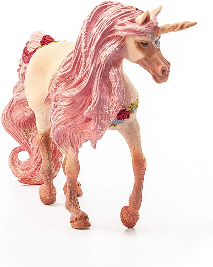 Schleich bayala Animal Figurine, Unicorn Toys for Girls and Boys 5-12 years old, Decorated Unicorn Mare - Figurio