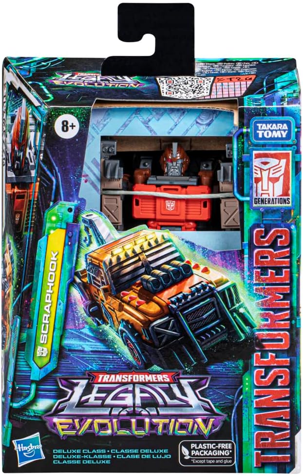 Transformers Toys Legacy Evolution Deluxe Scraphook Toy, 5.5-inch, Action Figure for Boys and Girls Ages 8 and Up - Figurio