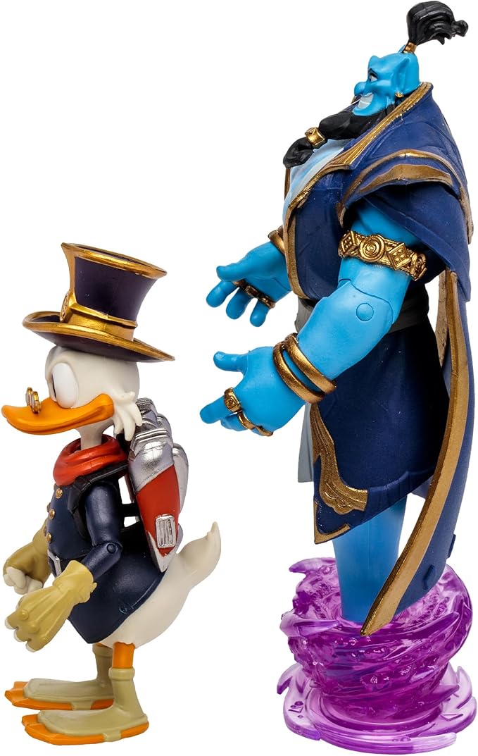 McFarlane Toys - Disney Mirrorverse Genie 5in Scrooge McDuck 5in and Goofy 7in, Action Figure 3pk, Gold Label, Amazon Exclusive - Figurio