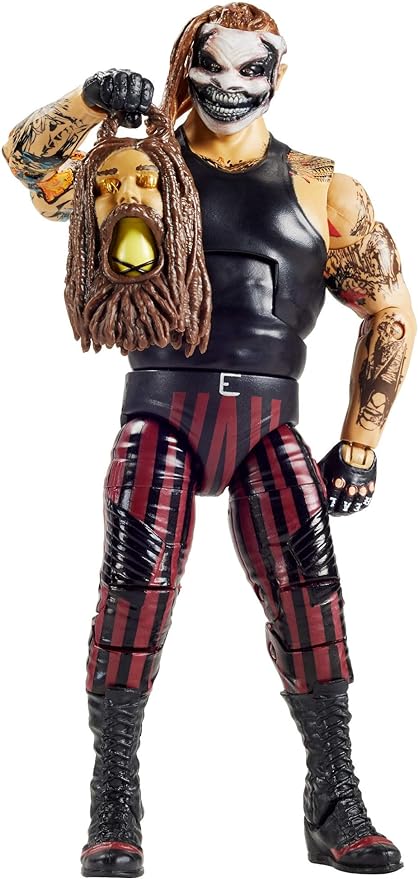 WWE MATTEL The Fiend Bray Wyatt Elite Series #78 Deluxe Action Figure with Realistic Facial Detailing, Iconic Ring Gear & Accessories, Multi (GKY13) - Figurio