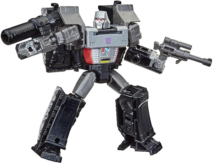 Transformers Toys Generations War for Cybertron: Kingdom Core Class WFC-K13 Megatron Action Figure - Kids Ages 8 and Up, 3.5-inch, Black - Figurio