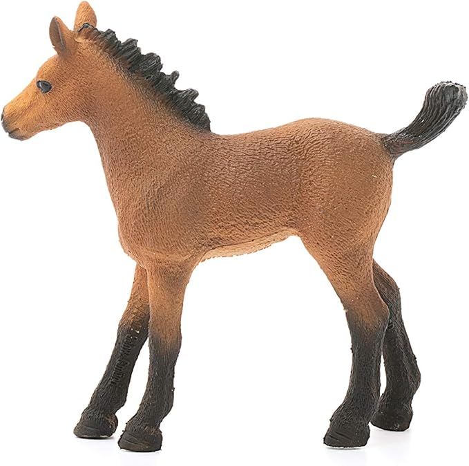 Schleich Horse Club, Animal Figurine, Horse Toys for Girls and Boys 5-12 Years Old, Quarter Horse Foal, Ages 5+ - Figurio