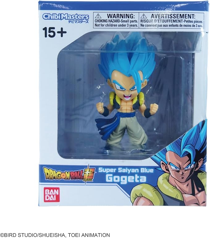 BANDAI Chibi Masters Dragon Ball: Super Saiyan Blue Gogeta - Figurio