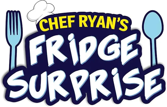 Ryan’s World Chef Ryan’s Fridge Surprise, Lights and Sounds, Dry Erase Board and Play Food Inspired Blind Containers of Figures, Ooze, and More!, Kids Toys for Ages 3 Up by Just Play - Figurio