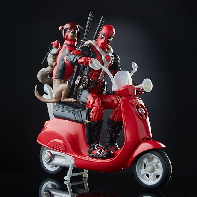 Marvel Legends Series Deadpool Corps Comics Collectible 6 Inch Action Figure & Vehicle, Includes Dogpool & Squirrelpool - Figurio