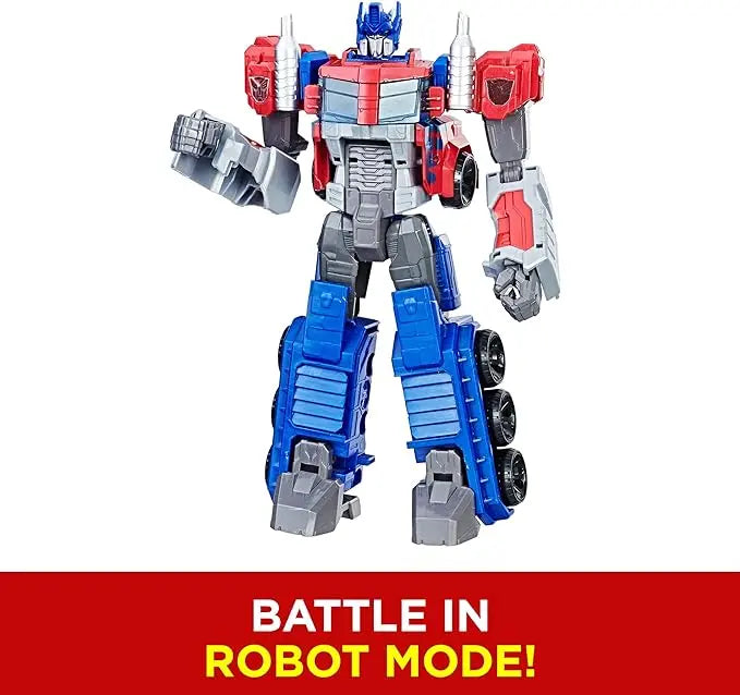 Transformers Toys Heroic Optimus Prime Action Figure - Timeless Large-Scale Figure, Changes into Toy Truck - Toys for Kids 6 and Up, 11-inch (Amazon Exclusive) - Figurio